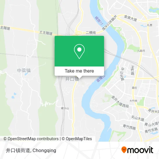井口镇街道 map