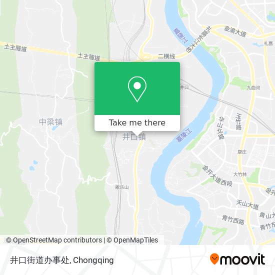 井口街道办事处 map