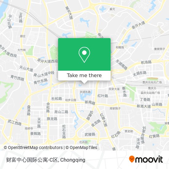 财富中心国际公寓-C区 map