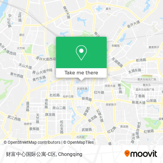 财富中心国际公寓-C区 map