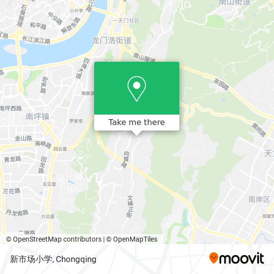 新市场小学 map