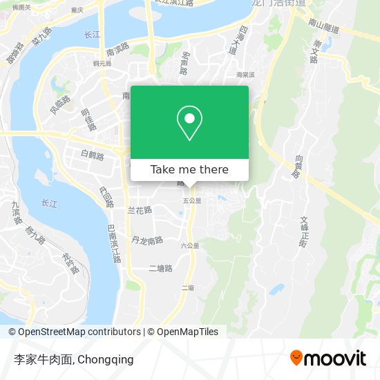 李家牛肉面 map