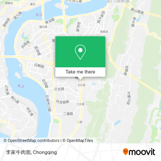 李家牛肉面 map