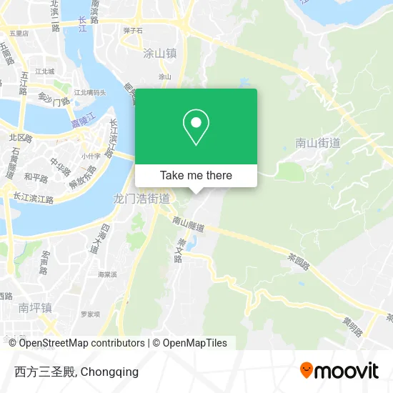 西方三圣殿 map