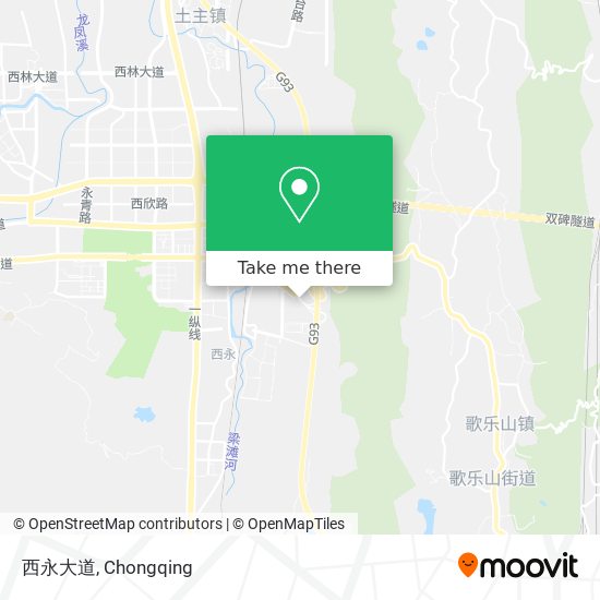 西永大道 map