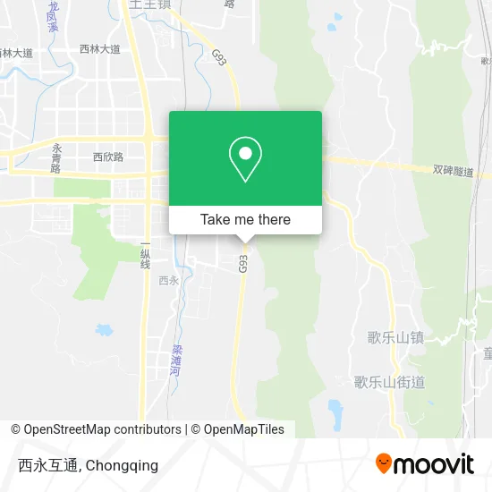 西永互通 map