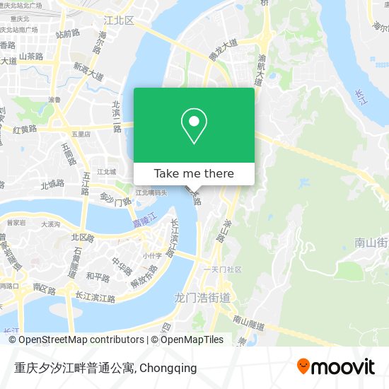 重庆夕汐江畔普通公寓 map