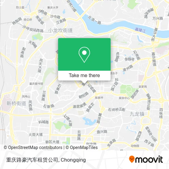 重庆路豪汽车租赁公司 map