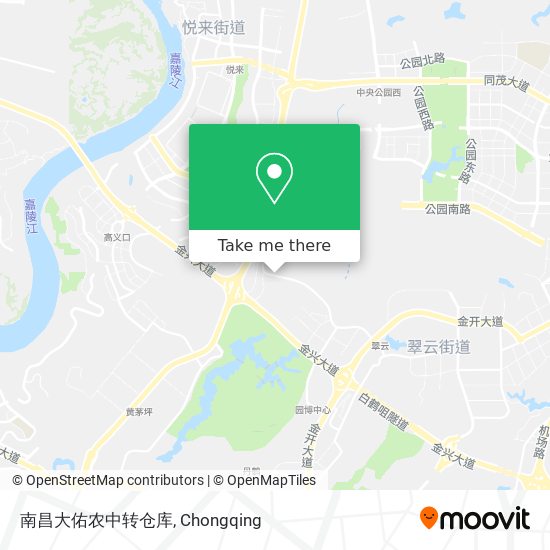 南昌大佑农中转仓库 map