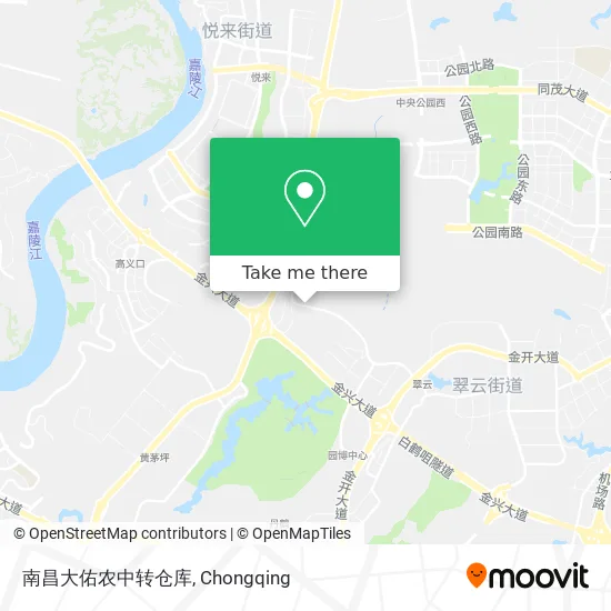 南昌大佑农中转仓库 map