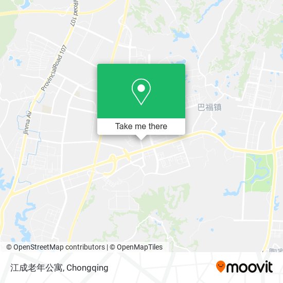 江成老年公寓 map