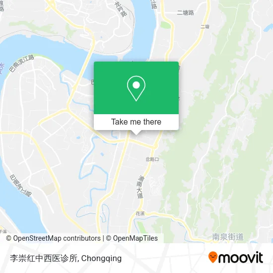 李崇红中西医诊所 map