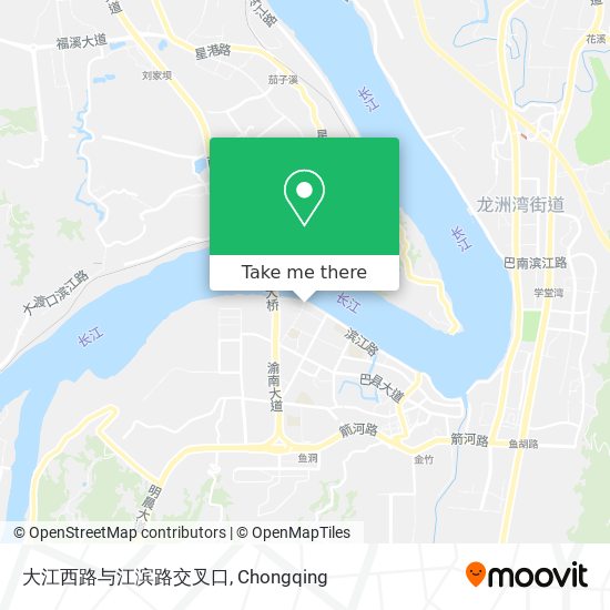大江西路与江滨路交叉口 map