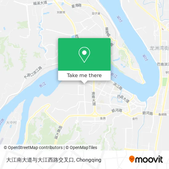 大江南大道与大江西路交叉口 map