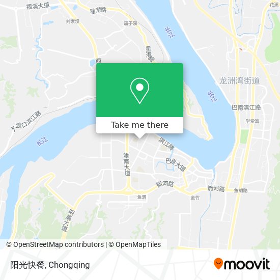 阳光快餐 map