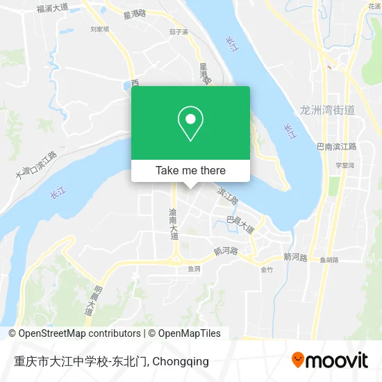 重庆市大江中学校-东北门 map