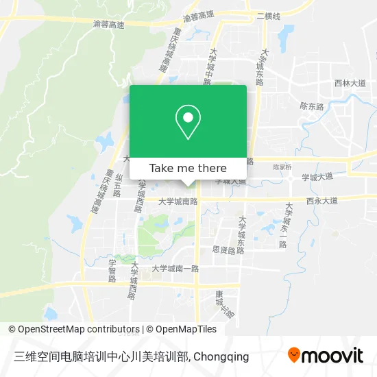 三维空间电脑培训中心川美培训部 map