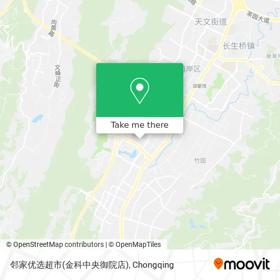 邻家优选超市(金科中央御院店) map