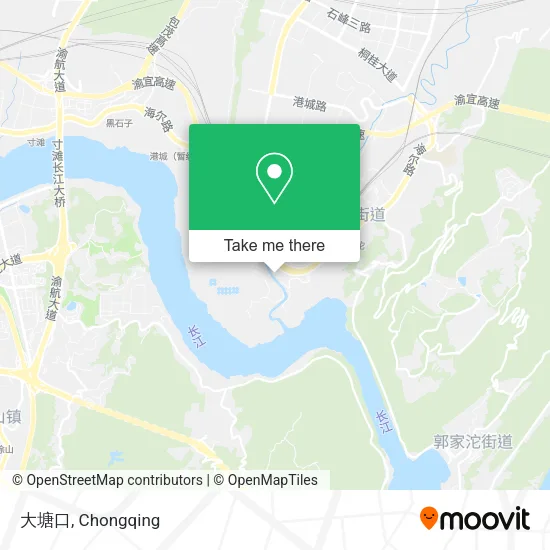 大塘口 map