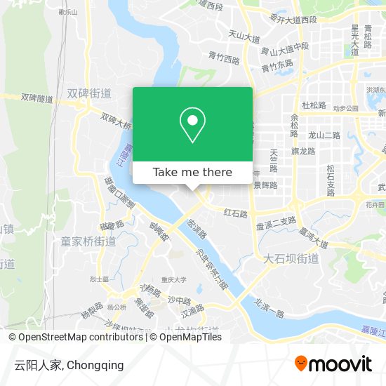 云阳人家 map