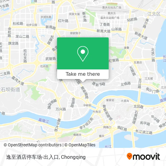 逸至酒店停车场-出入口 map