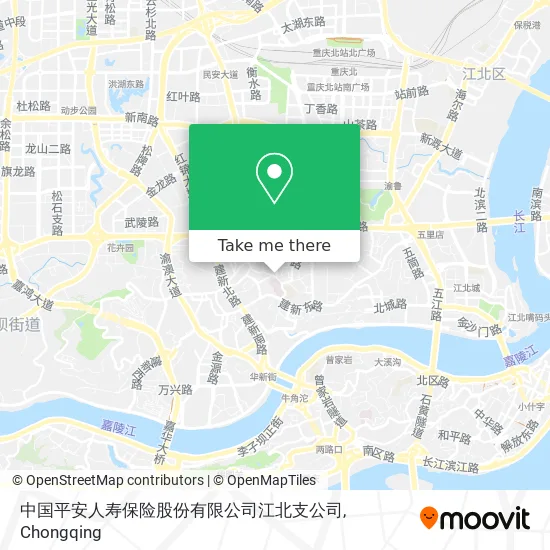 中国平安人寿保险股份有限公司江北支公司 map