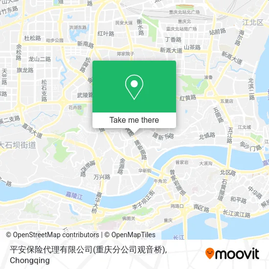 平安保险代理有限公司(重庆分公司观音桥) map