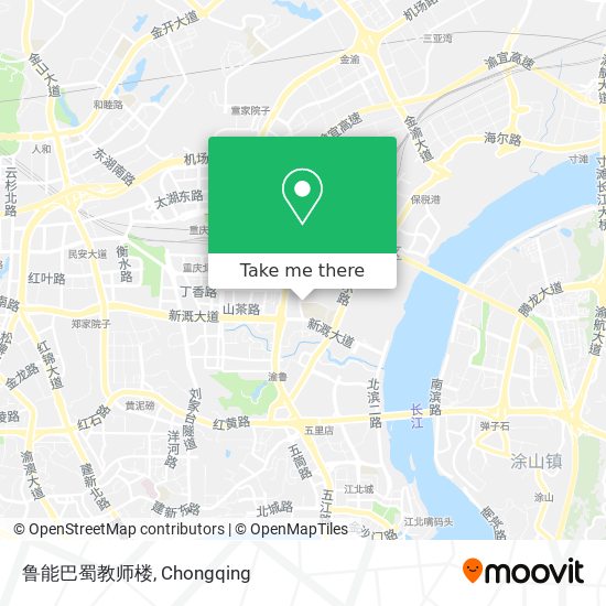 鲁能巴蜀教师楼 map