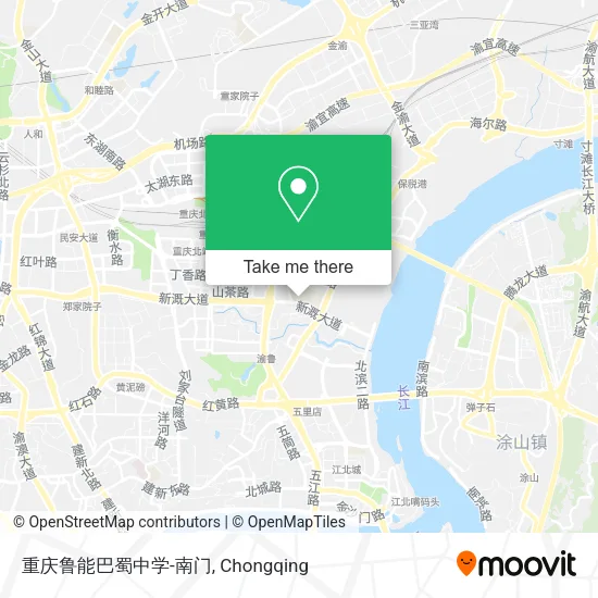 重庆鲁能巴蜀中学-南门 map