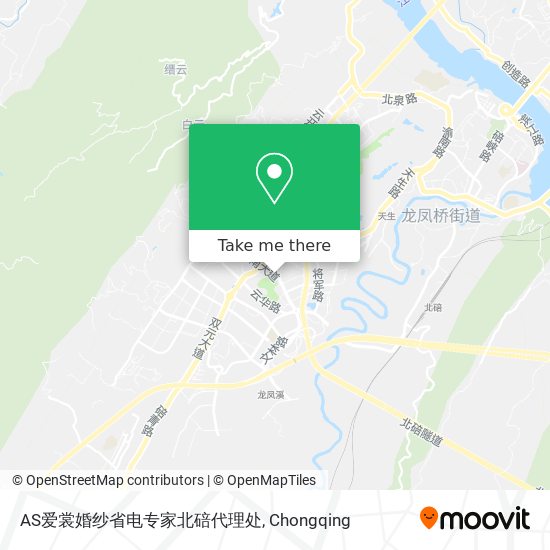 AS爱裳婚纱省电专家北碚代理处 map