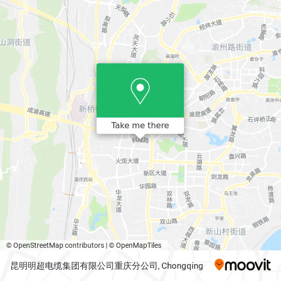 昆明明超电缆集团有限公司重庆分公司 map