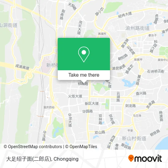 大足绍子面(二郎店) map