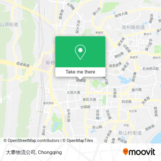 大攀物流公司 map