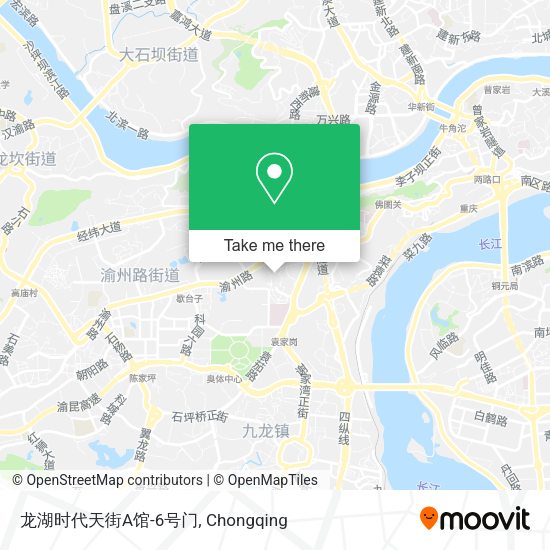 龙湖时代天街A馆-6号门 map