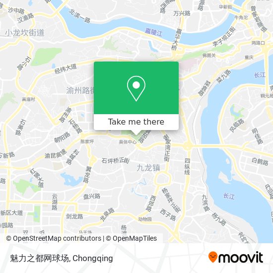 魅力之都网球场 map