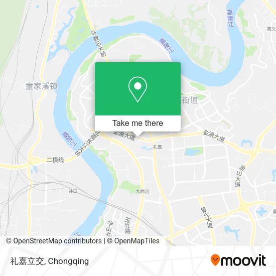 礼嘉立交 map