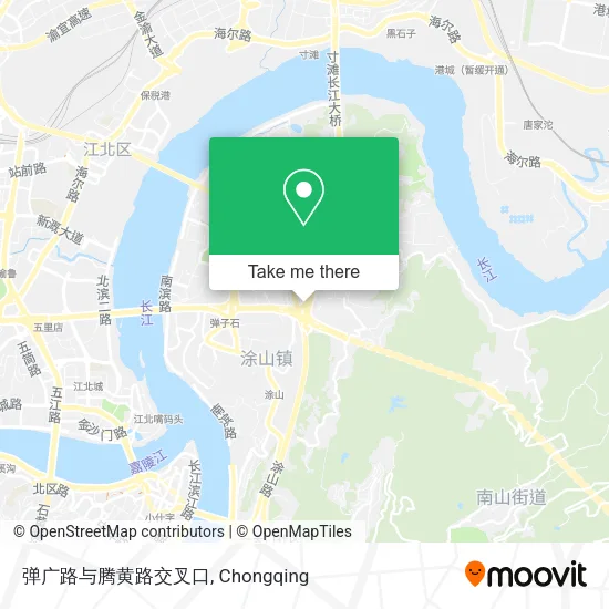 弹广路与腾黄路交叉口 map