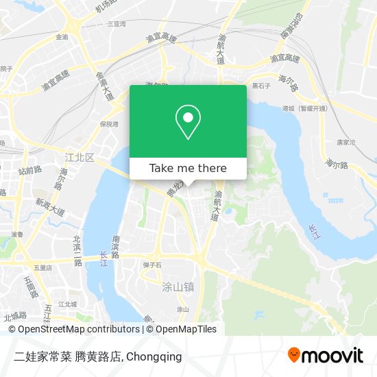 二娃家常菜 腾黄路店 map