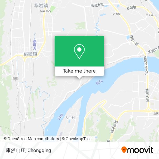 康然山庄 map