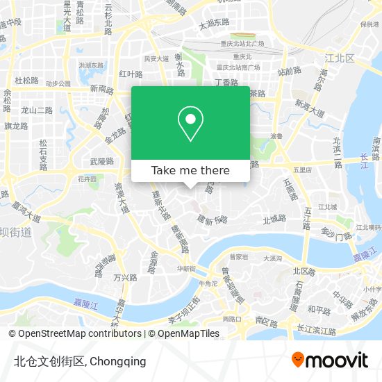 北仓文创街区 map