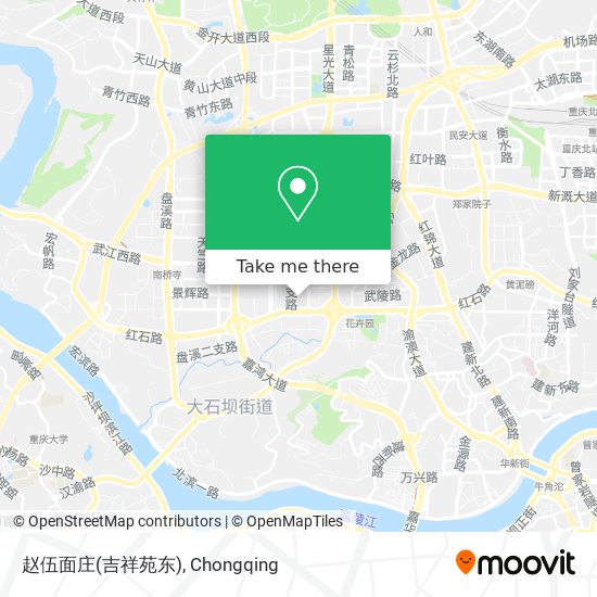 赵伍面庄(吉祥苑东) map