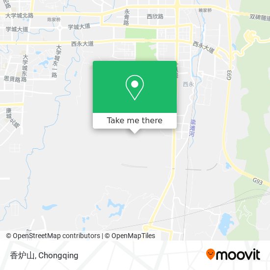 香炉山 map