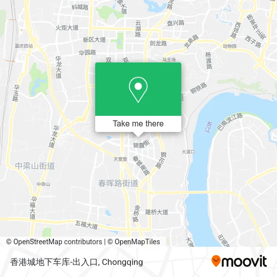 香港城地下车库-出入口 map