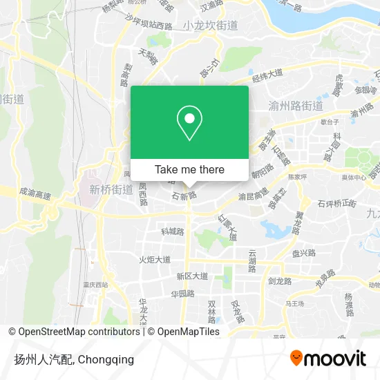扬州人汽配 map
