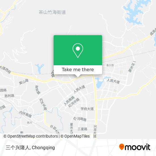 三个兴隆人 map
