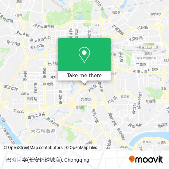 巴渝尚宴(长安锦绣城店) map