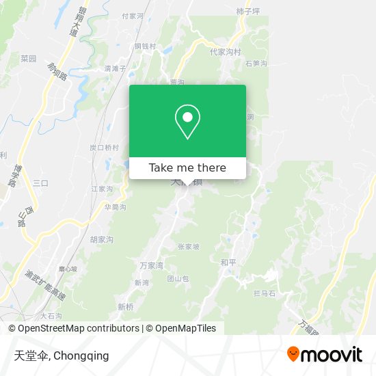 天堂伞 map