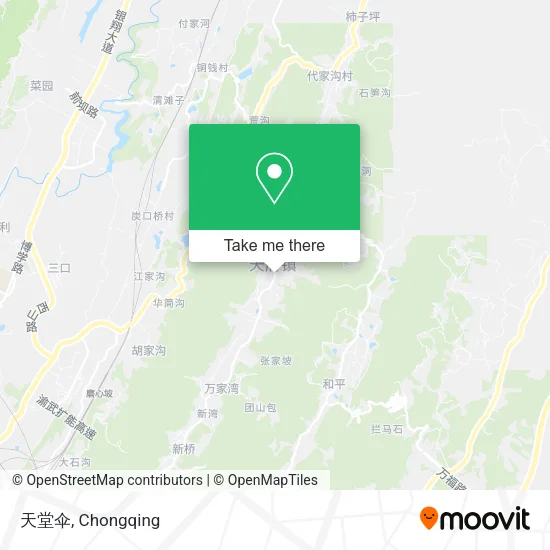 天堂伞 map