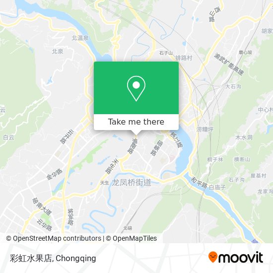 彩虹水果店 map