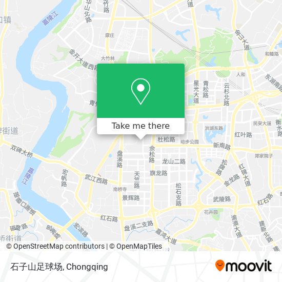 石子山足球场 map